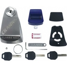 CRANNS CRANNS VD10 ALARMLI DİSK KİLİDİ 304 PASLANMAZ SRA SERTİFİKALI UYUMLU BLUETOOTHLU