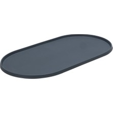 Beeztees Dbl Mama Su Kabı Servisi, Silikon, Kaymaz, Antrasit, 55X30X1,7CM