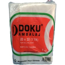 Şeffaf Naylon Torba Bakkaliye 20X30 Takribi 270ADET