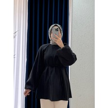 Ebrar Store Zenita Reglan Kol TUNIK-BN4175 Siyah