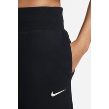 Nike Sportswear Phoenix Loose Fit Polar Kadın Bol Kesim Yüksek Bel Eşofman Altı Siyah