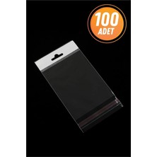 Eliz Party 10X35CM Askılı Bantlı Jelatin Opp Poşet Kurabiye Aksesuar Hediye Paketleme Raf Poşeti 100 Adet