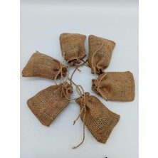 10 Adet Doğal Jüt Torba 7 x 10 cm En x Boy Büzgülü Jut Kese Doğal Ambalaj Paketleme Bayram Şekeri Torbası Hasır Torba Yılbaşı Hediye Paketi Nikah Şekeri Hediye Vegan Para Kesesi Istanbul Sandalet