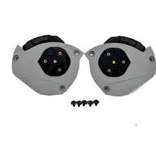 Advant 2 Kask Yan Kapak Set Mat Gri