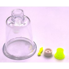 Teknotrust 100 Adet 5 No Hacamat Kupası Masaj Kupası ve 1 Adet Pompa