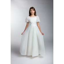 Krem Balon Kol Çocuk Genç Abiye