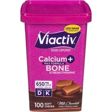 Viactiv Kalsiyum + Bone 650 Mg 100 Soft Chews