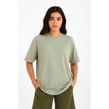 Basic Kadın T-Shirt Regular Oversize Tişört