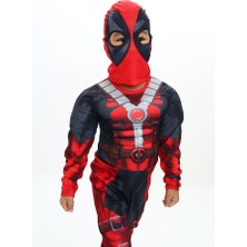 Deadpool Çocuk Kostümü - Süper Kahraman Kostümü, Halloween ve Parti Kostümü