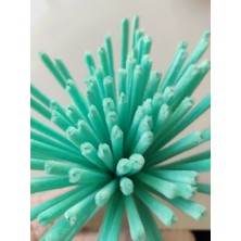 Liva Heryer.ciceklenir 100'LÜ Mint Yeşili Renkli Şönil, Eğitici Şönil Seti, Tüylü Tel, 30 cm 6mm