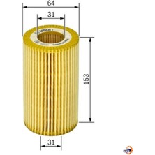 Yağ Filtresi Bmw 3-5-6-7-X3-X5-X6 1457429252