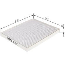 Polen Filtresi IX35 10 Tucson 04 Kıa Sorento 06 Bosch 1987432224