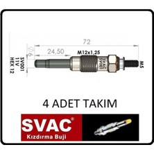 Kızdırma Bujisi 11V Berlingo Jumpy Jumper Xsara 1.9d -SV001 4 Ad. Takım Oem No: 46072001
