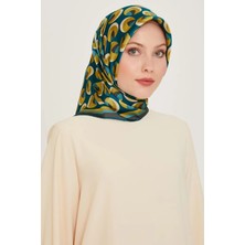 Armine Tivil İpek Eşarp 9219 - 05 Mint Yeşili Karışık Desen