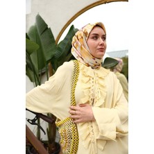 Silk Home Tivil Ipek Eşarp 11467-31 Sarı Karışık Desen