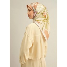 Armine Sura İpek Eşarp 9337 - 04 Taş Karışık Desen