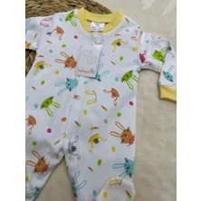 Yenidoğan Erkek Patikli Tulum Erkek Bebek