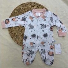 Yenidoğan Kız Patikli Tulum Kız Bebek