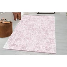 Armada Çiçekli Kaymaz Taban Yıkanabilir Dekoratif Halı