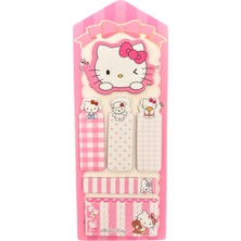Hello Kitty Figürlü Sevimli Postit Yapışkanlı Not Seti Sanrio Postit