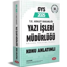 2025 Gys  Adalet Bakanlığı Yazı Işleri Müdürlüğü Görevde Yükselme Sınavına Hazırlık Seti