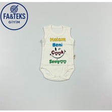 Yazılı %100 Pamuk Badi