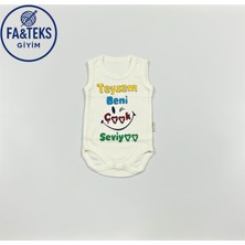 Yazılı %100 Pamuk Badi