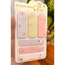 Cinnamoroll Figürlü Sevimli Postit Yapışkanlı Not Seti Sanrio Postit