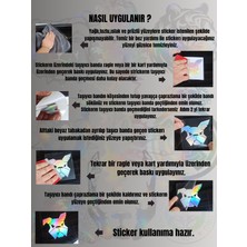 Hologram Köpek2  Model Sticker – Işık Vurunca Renk Değiştirir – Modifiye Dekarasyon Sticker Araç % Kask Uyumlu,düz ve Prüszsüz Yüzeyler Için(Meristeed)