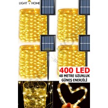 400 LED Güneş Enerjili Dekoratif Peri LED - Dış Mekan, Bahçe, Parti Işıkları,balkon