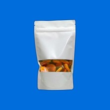Pencereli Beyaz Kağıt Doypack (8.5X14.5) 100 Adet