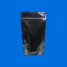 Parlak Siyah Alüminyum Doypack (16X27) 50 Adet