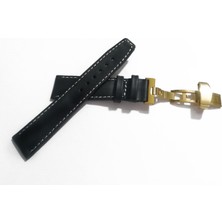 Fado Her Saate Uygun  Kelebek  Toka  20 mm   Hakiki Deri (239) Sarı  Toka Siyah