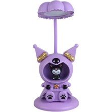 Kuromi Mini LED Gece Lambası Kalemtıraş Kalem Açacağı Mor