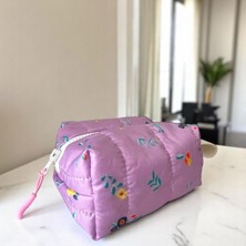 Dokun Store, Kapitone Makyaj Çantası,organizer, Çanta Içi Düzenleyici,mini Organizer Çanta,el Yapımı Makyaj Çantası, Kapitone Kumaş Makyaj Çantası,aksesuar Çantası
