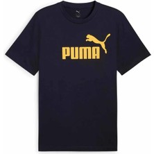 Puma Ess Logo Tee Erkek Tişört 682533-16 Lacıvert