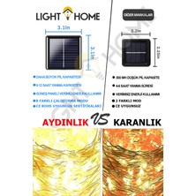 100 LED Güneş Enerjili Peri LED Işık Bahçe, Balkon ve Dış Mekan Için Güneş Enerjili Aydınlatma