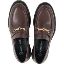 Oneka Shoes 420525LY3210 Erkek Günlük Loafer Tokalı Kahverengi