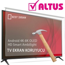 Best Ekran Altus 55" Inç 140 Ekran Kırılmaz Tv Ekran Koruyucu