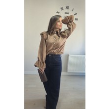 Filiz Yılmaz Butik Fisto Detaylı Tasarim Gömlek
