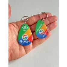 2 Adet Google Yorum ve Puan Verme Anahtarlığı