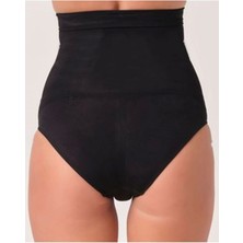 Siyah Kadın Dikişsiz Slip Korse - 780