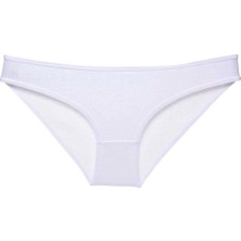 Beyaz Kadın Günlük Pamuklu Likralı Özel Poşet Içinde Taşınabilir Acil Durum Slip Külot