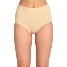 Tutku Kadın Yüksek Bel Bato Kalın Lastik Külot Ten