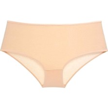 3 Adet Kadın Yüksek Bel Bato Külot Ten