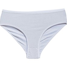 Pamuklu Geniş Kenarlı Likralı Desenli Bato Kadın Külot Desen 8