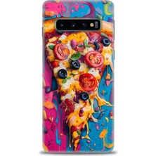 Kılıf Evreni Samsung Galaxy S10 Hd Baskılı Kılıf + Seramik Tam Kaplayan Ekran Koruyucu 450