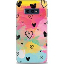 Kılıf Evreni Samsung Galaxy S10E Uyumlu A+ Plus Kılıf + SERAMİK KIRILMAZ EKRAN KORUYUCU 417