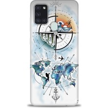 Kılıf Evreni Samsung Galaxy A21S Uyumlu A+ Plus Kılıf + SERAMİK KIRILMAZ EKRAN KORUYUCU 82