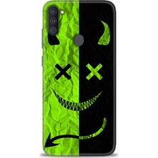 Kılıf Evreni Samsung Galaxy A11 Hd Baskılı Kılıf + Seramik Tam Kaplayan Ekran Koruyucu 360